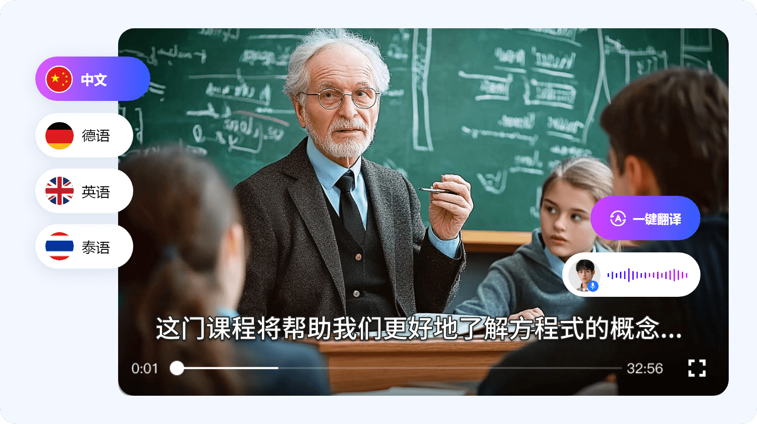 营销视频翻译演示